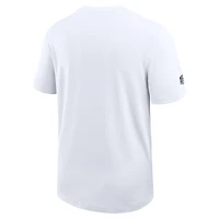 Men's Nike White Dallas Cowboys Sideline UV Dri-Fit Coach Shirt