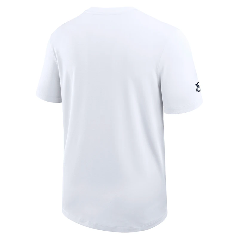 Men's Nike White Dallas Cowboys Sideline UV Performance Coach Shirt