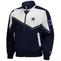 Men's Pro Player Navy/White Dallas Cowboys Tape II Lightweight Full-Zip Jacket
