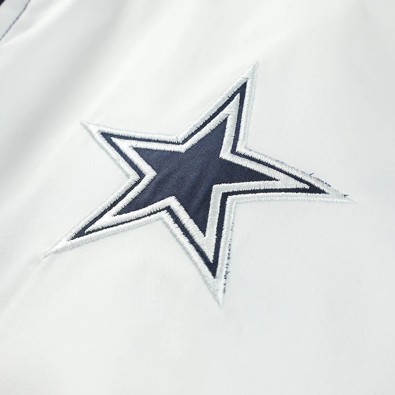 Men's Pro Player Navy/White Dallas Cowboys Tape II Lightweight Full-Zip Jacket