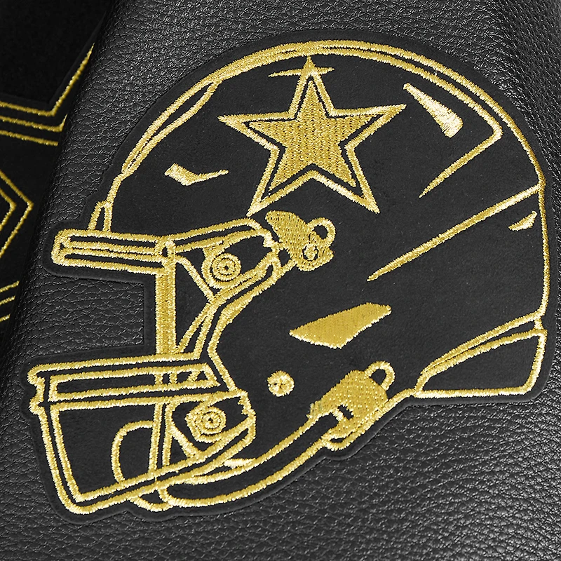 Men's Pro Standard Black Dallas Cowboys Full-Zip Varsity Jacket