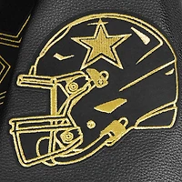 Men's Pro Standard Black Dallas Cowboys Full-Zip Varsity Jacket