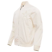 Veste neutre entièrement zippée Pro Standard Cream Dallas Cowboys pour homme