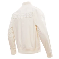 Men's Pro Standard Cream Dallas Cowboys Neutral Full-Zip Jacket