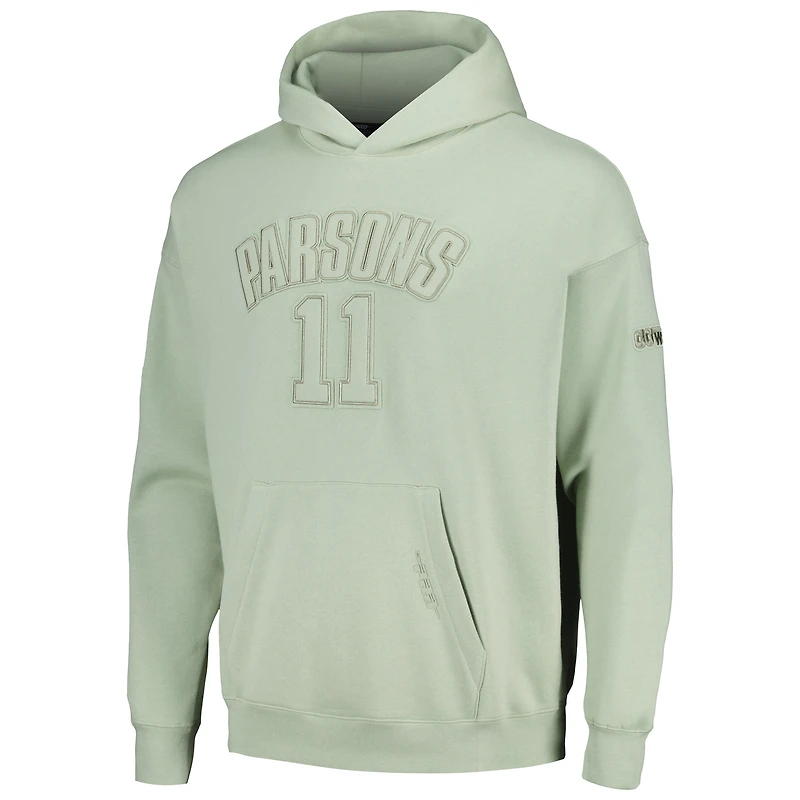 Men's Pro Standard Micah Parsons Light Green Dallas Cowboys Player Name & Number Pullover Hoodie