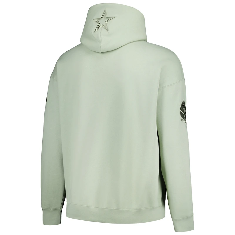 Men's Pro Standard Micah Parsons Light Green Dallas Cowboys Player Name & Number Pullover Hoodie