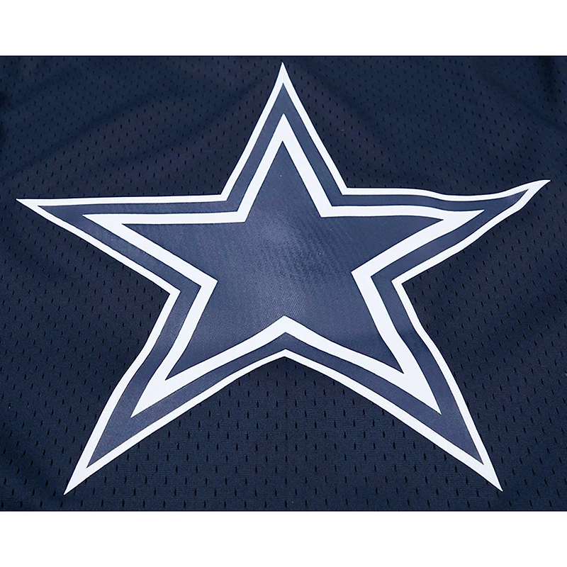 Men's Pro Standard Micah Parsons Navy Dallas Cowboys Mesh Button-Up Baseball Jersey