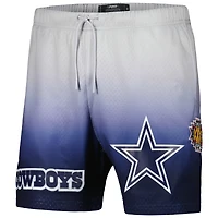 Men's Pro Standard Navy/Silver Dallas Cowboys Ombre Mesh Shorts