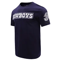 T-shirt classique Pro Standard pour hommes, bleu marine, Dallas Cowboys