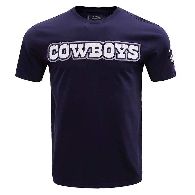 T-shirt classique Pro Standard pour hommes, bleu marine, Dallas Cowboys