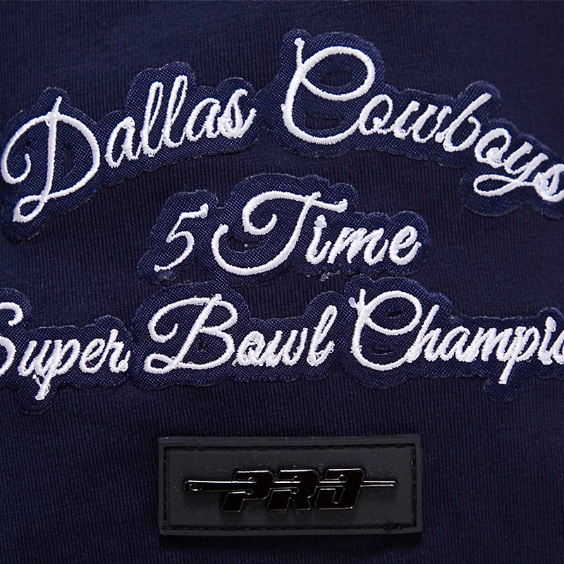 T-shirt hybride Pro Standard pour hommes, bleu marine, Dallas Cowboys