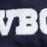 Men's Pro Standard  Navy Dallas Cowboys Split Logo Double Knit Full-Zip Hoodie