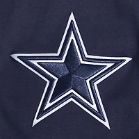 Men's Pro Standard  Navy Dallas Cowboys Split Logo Double Knit Full-Zip Hoodie
