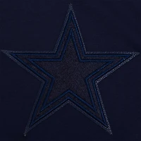 Men's Pro Standard Navy Dallas Cowboys Triple Tonal Full-Zip Hoodie