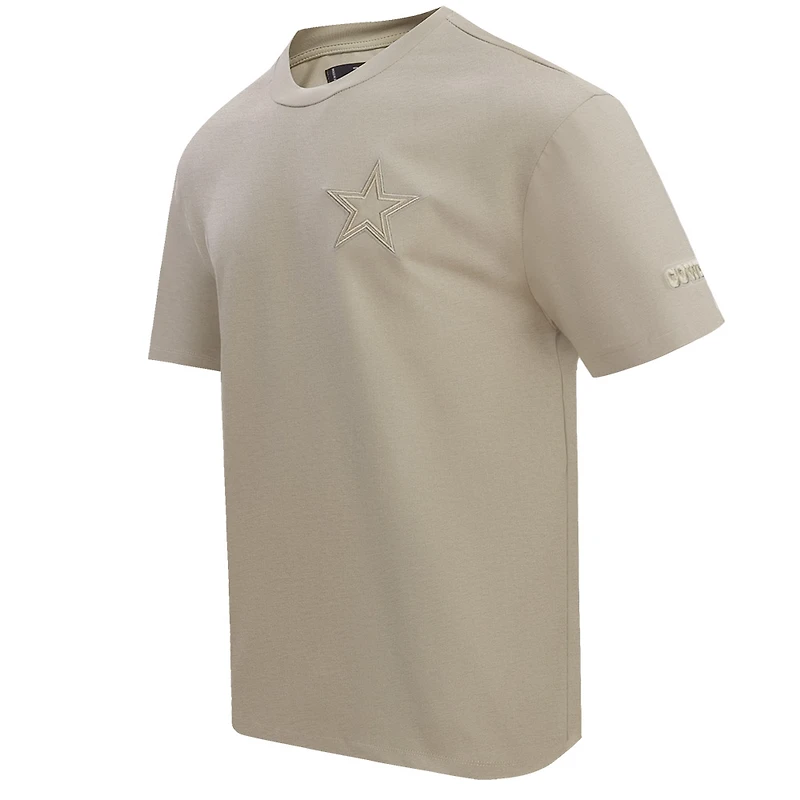 T-shirt à épaules tombantes Pro Standard Tan pour homme des Cowboys de Dallas