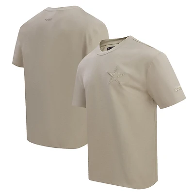 T-shirt à épaules tombantes Pro Standard Tan pour homme des Cowboys de Dallas