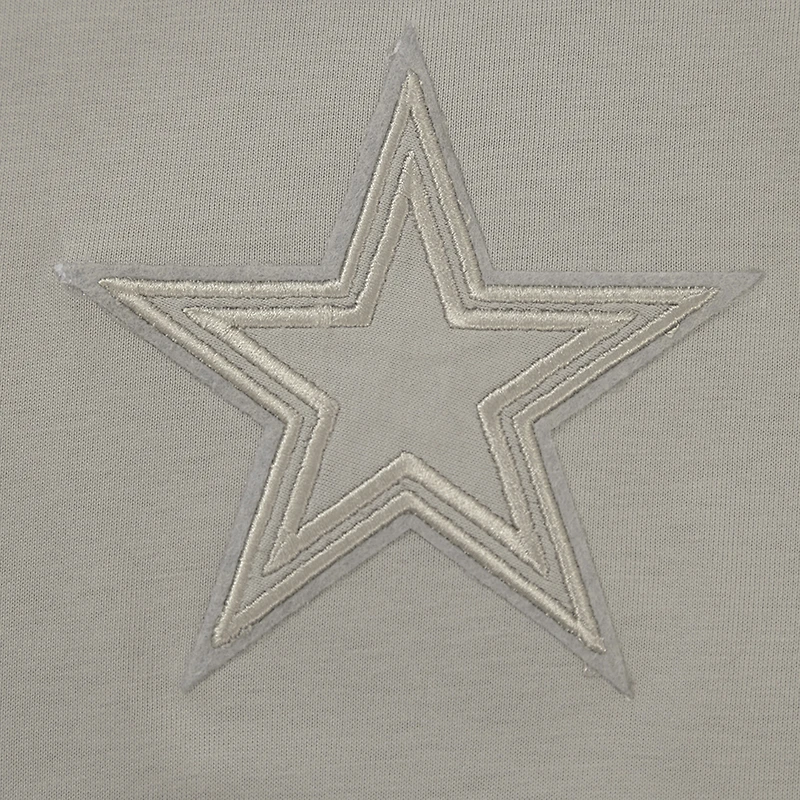 Sweat à capuche manches courtes pour homme Pro Standard Tan Dallas Cowboys Neutrals Capsule