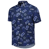Men's Reyn Spooner Navy Dallas Cowboys Kekai Button-Up Shirt
