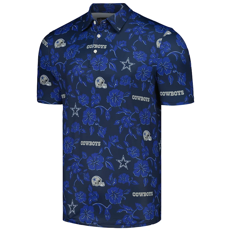 Polo de performance Pua des Cowboys Dallas Reyn Spooner pour hommes bleu marine