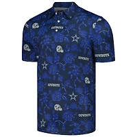 Polo de performance Pua des Cowboys Dallas Reyn Spooner pour hommes bleu marine