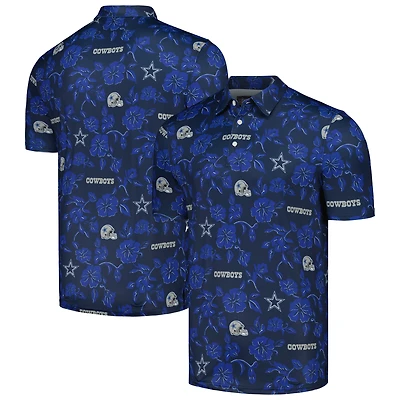 Polo de performance Pua des Cowboys Dallas Reyn Spooner pour hommes bleu marine