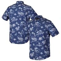 Chemise boutonnée rétro Kekai Performance pour homme, bleu marine, Reyn Spooner, Cowboys de Dallas