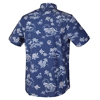 Chemise boutonnée rétro Kekai Performance pour homme, bleu marine, Reyn Spooner, Cowboys de Dallas