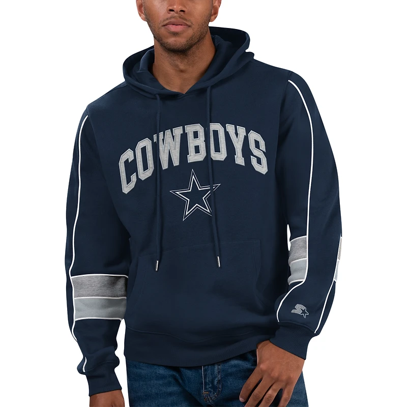 Sweat à capuche pour hommes Starter Navy Dallas Cowboys Captain