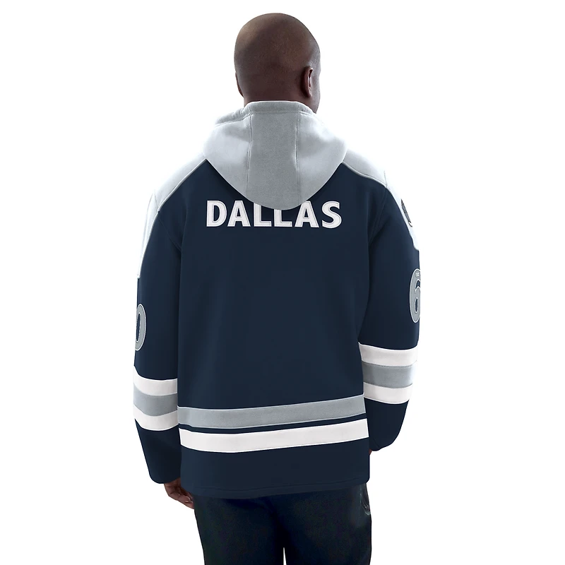 Sweat à capuche tendance en jersey bleu marine pour homme des Cowboys de Dallas