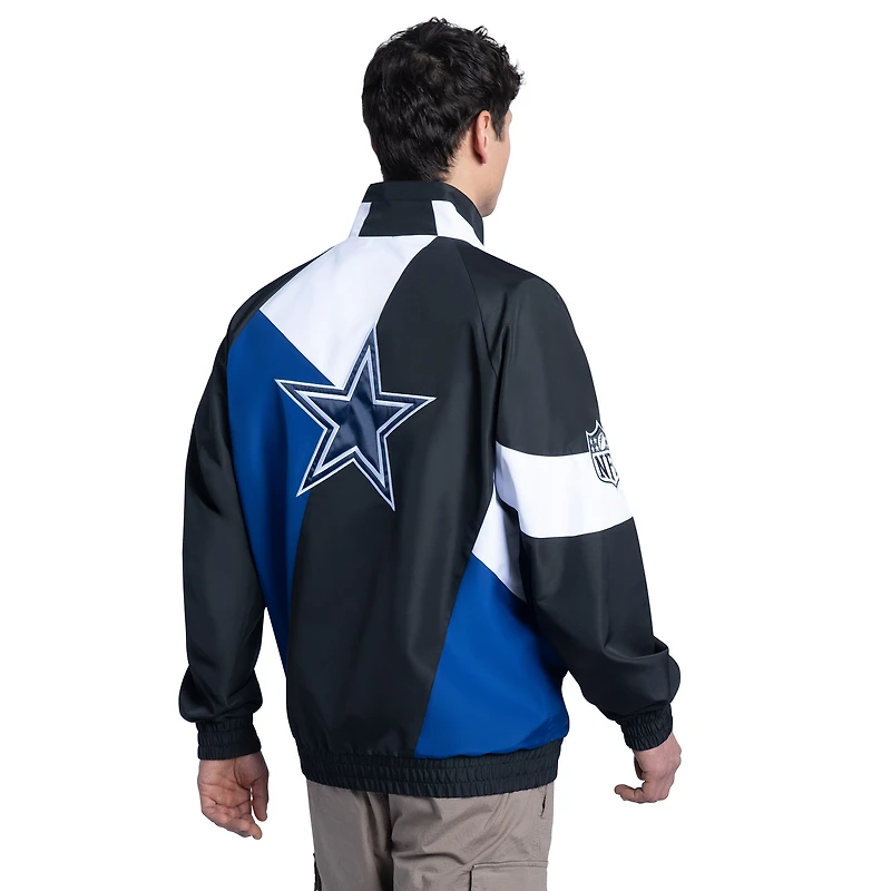 Men's Starter  Navy Dallas Cowboys Limited Edition Anniversary Coaches Jacket