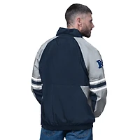 Pull demi-zippé bleu marine Starter pour homme des Cowboys de Dallas