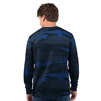 Men's Starter Navy Dallas Cowboys Thursday Night Gridiron Long Sleeve T-Shirt