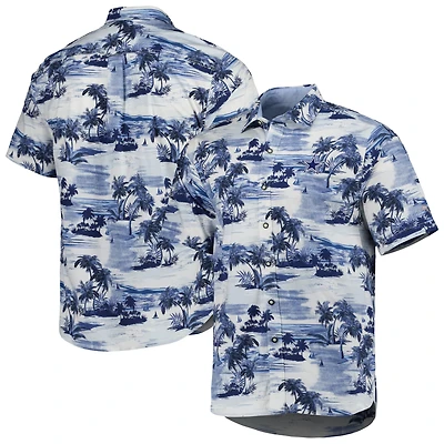 Men's Tommy Bahama Navy Dallas Cowboys Sport Tropical Horizons Button-Up Shirt