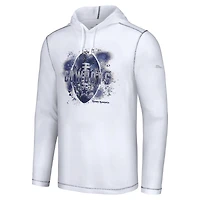 Sweat à capuche blanc Tommy Bahama pour hommes des Dallas Cowboys Graffiti Touchdown
