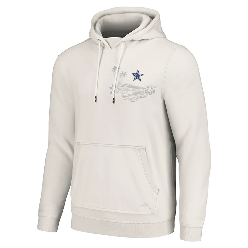 Sweat à capuche blanc Tommy Bahama pour hommes des Dallas Cowboys Home Game