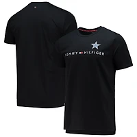 T-shirt graphique Tommy Hilfiger noir Dallas Cowboys pour hommes