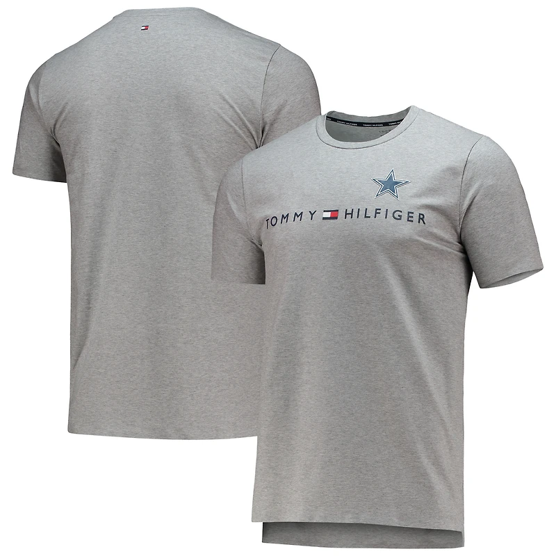T-shirt graphique Tommy Hilfiger gris Dallas Cowboys pour hommes