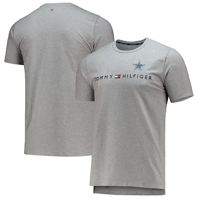 T-shirt graphique Tommy Hilfiger gris Dallas Cowboys pour hommes