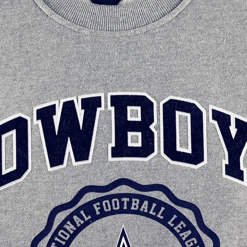 Men's Tommy Hilfiger Heather Gray Dallas Cowboys Ronald Crew Sweatshirt