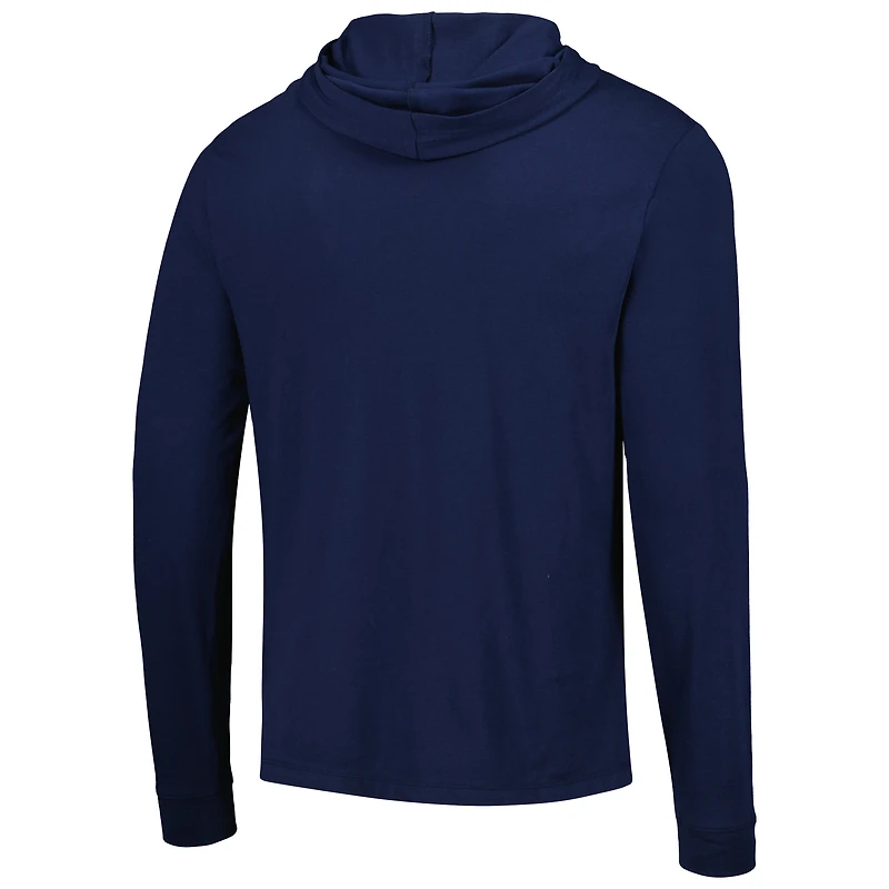 T-shirt à manches longues pour homme Vineyard Vines Navy Dallas Cowboys Whale Dot Hoodie