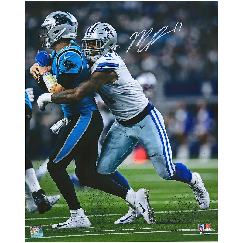 Photographie autographiée de Micah Parsons des Cowboys de Dallas, 16" x 20"