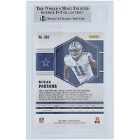 Micah Parsons Dallas Cowboys Autographed 2021 Panini Mosaic #362 Beckett Fanatics Witnessed Authenticated Rookie Card