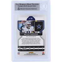 Carte de recrue authentifiée autographiée par Micah Parsons Dallas Cowboys Panini Prizm #382 2021 Beckett Fanatics
