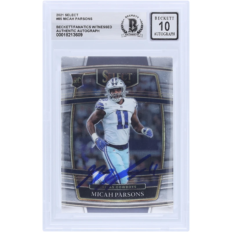 V106832 COW Micah Parsons Dallas Cowboys Autographié 2021 Panini Select Concourse #85 Beckett Fanatics Witnessed Authenticated 10 Rookie Card 11 Micah Parsons AUT PAA TRADING CARDS 45867 AUTTRC CA01F08324 #64