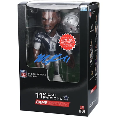 Figurine autographiée GameChangers de la série 4 de 6 pouces des Cowboys de Dallas de Micah Parsons