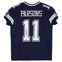 Maillot Nike Elite bleu marine autographié par Micah Parsons des Dallas Cowboys