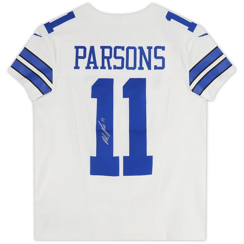 Micah Parsons Dallas Cowboys Autographed Nike White Elite Jersey