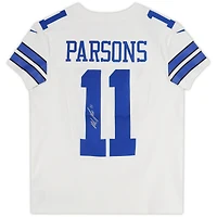 Micah Parsons Dallas Cowboys Autographed Nike White Elite Jersey