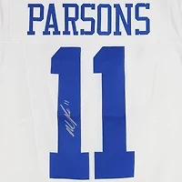 Micah Parsons Dallas Cowboys Autographed Nike White Elite Jersey