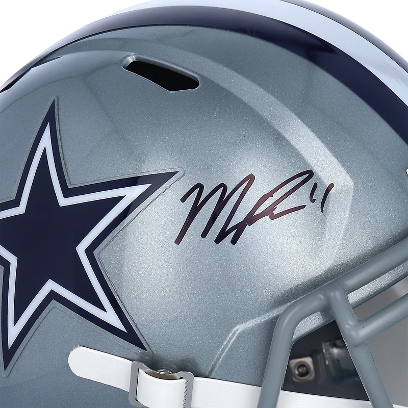 Casque réplique authentique autographié Riddell Speed ​​de Micah Parsons Dallas Cowboys Fanatics